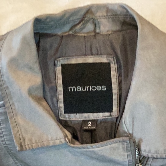 Gray moto jacket - Picture 2 of 8